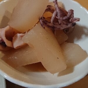 濃い味のイカ大根